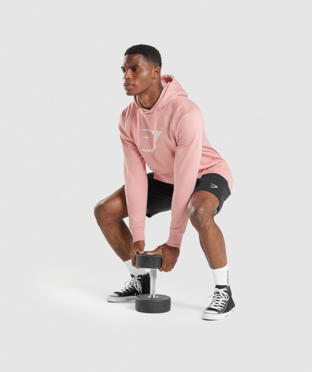 Pullover Gymshark Sharkhead Infill Hombre Rosas | ungKn4R7RQ4