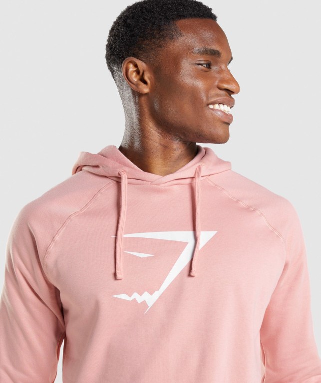 Pullover Gymshark Sharkhead Infill Hombre Rosas | ungKn4R7RQ4