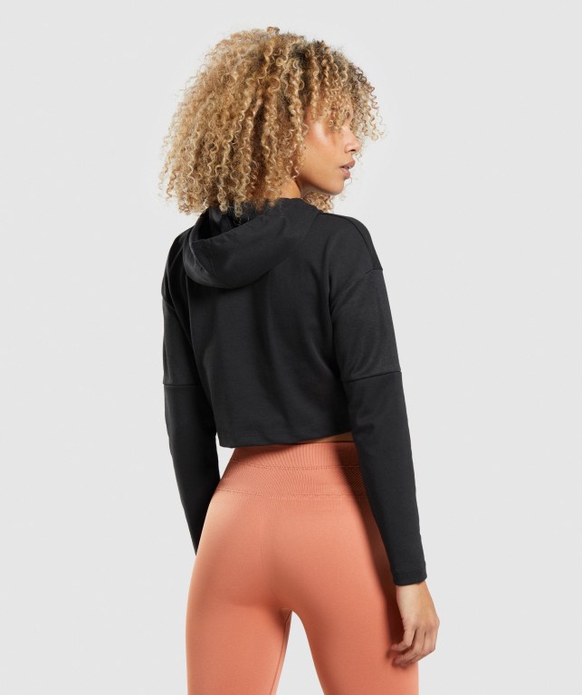 Pullover Gymshark Studio Warm-Up Mujer Negros | ahUxTHQbaKe