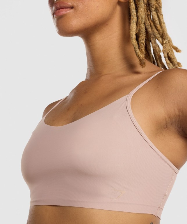 Ropa Interior Gymshark No VPL Bralette Mujer Grises Marrom | IPLuIdXo79O