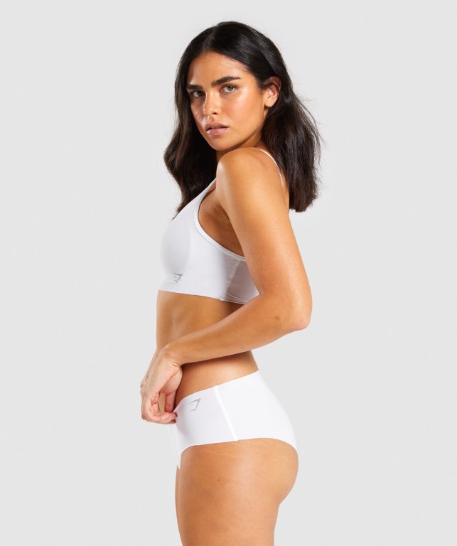 Ropa Interior Gymshark No VPL Bralette Mujer Blancos | RIJ1afqSfmr