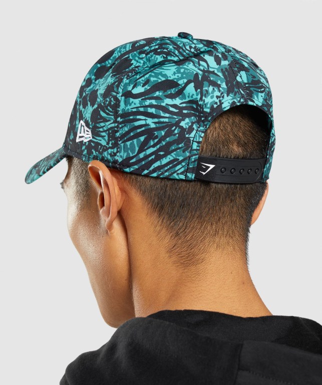 Sombreros Gymshark Manimal Snapback Hombre Turquesa | ICWJKfsPGyZ