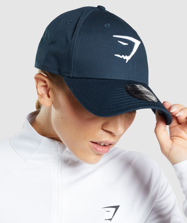 Sombreros Gymshark New Era 9FORTY Adjustable Mujer Azules | CJiVfNKYWvy