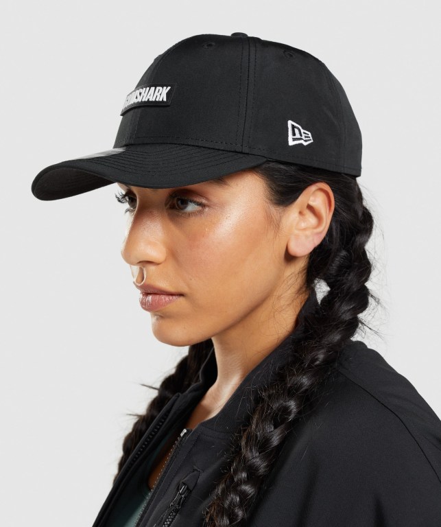 Sombreros Gymshark New Era GS 9Forty Snapback Mujer Negros | rEsBz2dkyIg