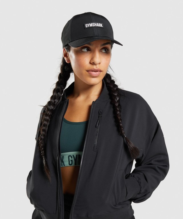 Sombreros Gymshark New Era GS 9Forty Snapback Mujer Negros | rEsBz2dkyIg