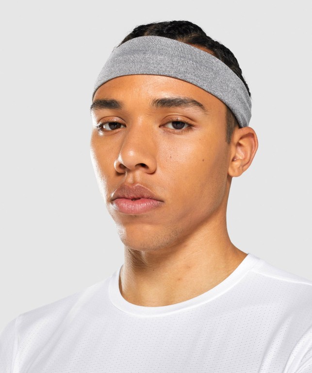 Sombreros Gymshark New Era Headband Hombre Grises Claro | K3HvWbf1f6T