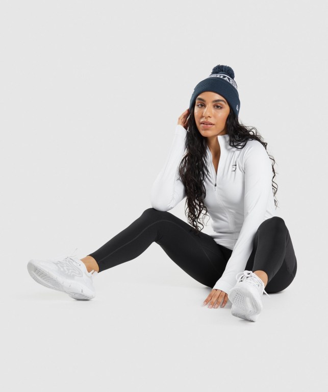 Sombreros Gymshark New Era Tab Beanie Mujer Azules | Y8Dd2g9yILc