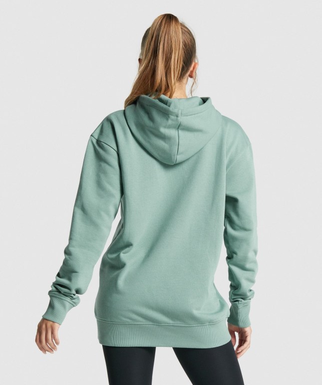 Sudadera Con Capucha Gymshark Apollo Graphic Oversized Mujer Verdes Claro | pfxjBnPpD7Y