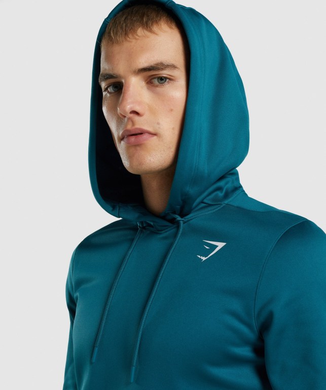 Sudadera Con Capucha Gymshark Arrival Hombre Turquesa | 6DU7y596IPU