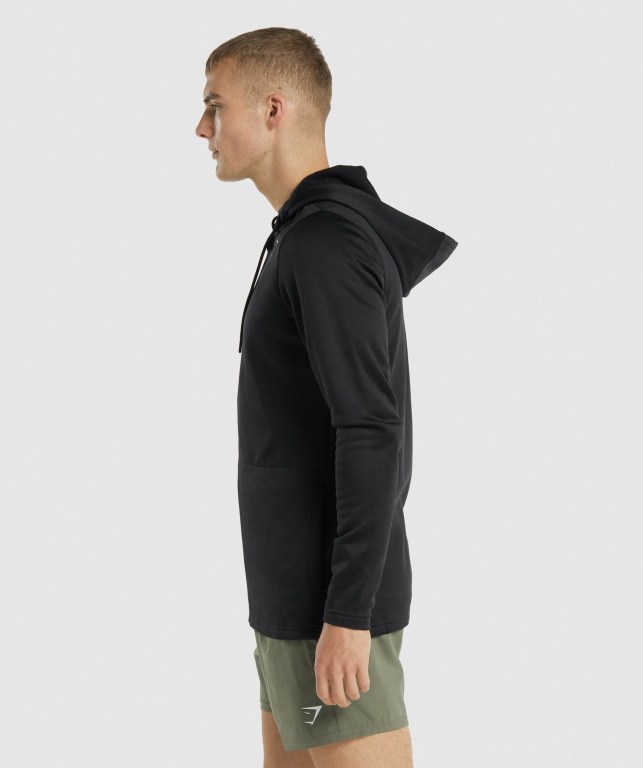 Sudadera Con Capucha Gymshark Arrival Zip Up Hombre Negros | lRFmrUu9EK6