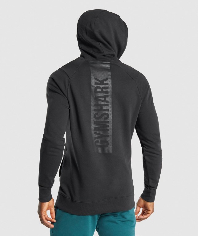 Sudadera Con Capucha Gymshark Bold Hombre Negros | eBZvJ2XiMTq