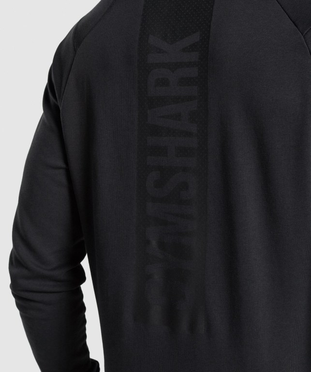 Sudadera Con Capucha Gymshark Bold Hombre Negros | eBZvJ2XiMTq