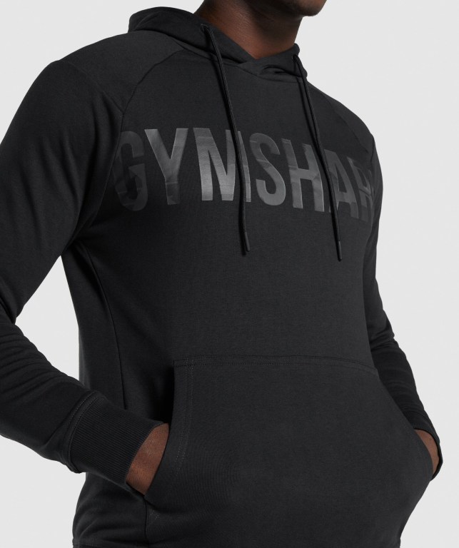 Sudadera Con Capucha Gymshark Bold Hombre Negros Negros | fECAk1ZeIKV