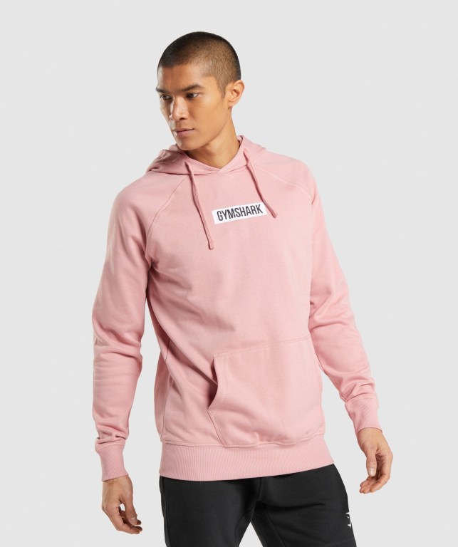 Sudadera Con Capucha Gymshark Central Hombre Rosas | HgqvQ2ICK3a