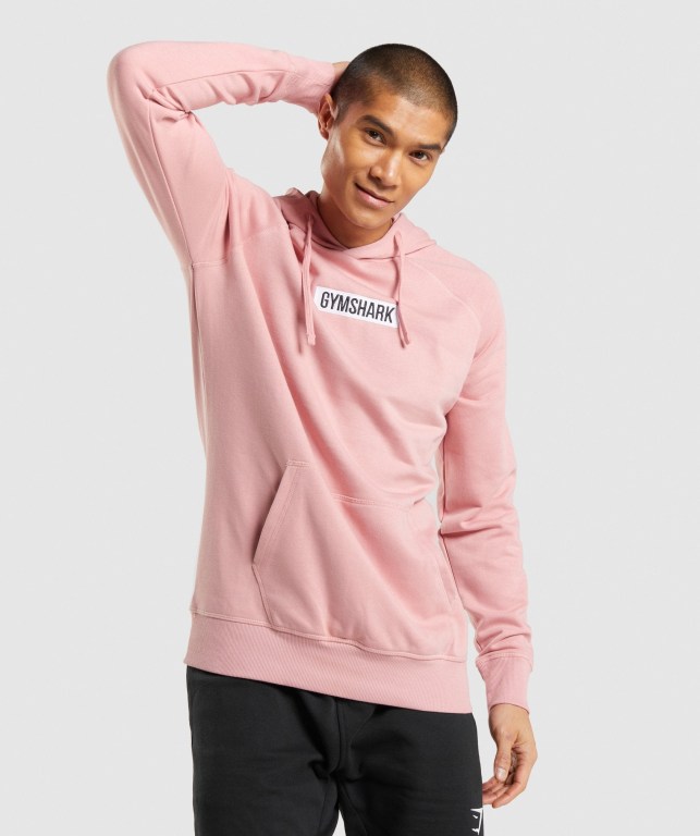 Sudadera Con Capucha Gymshark Central Hombre Rosas | HgqvQ2ICK3a