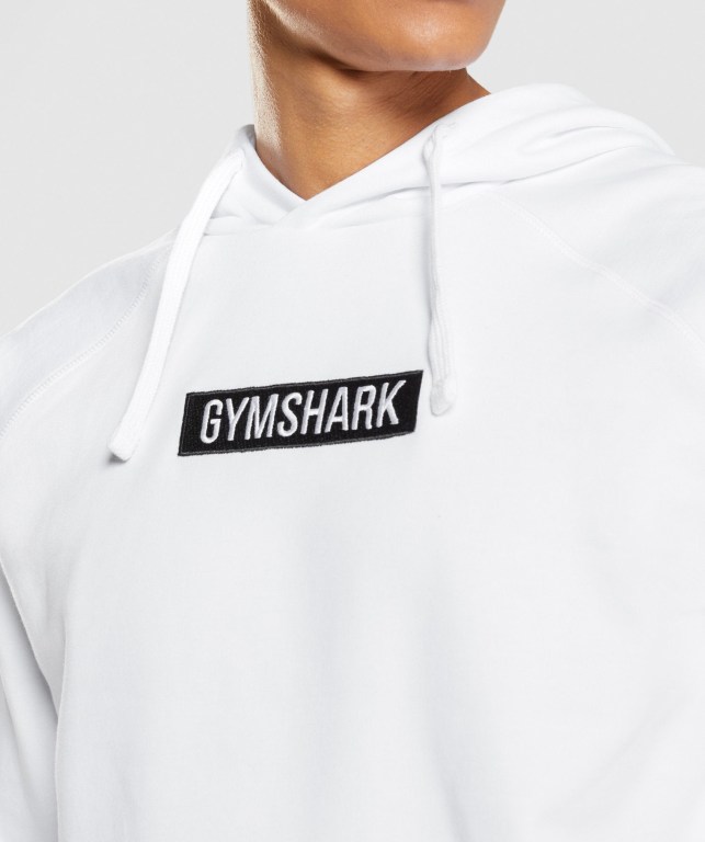 Sudadera Con Capucha Gymshark Central Hombre Blancos | SQ35FlY2v4K