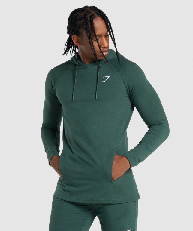 Sudadera Con Capucha Gymshark Critical 2.0 Hombre Verdes Oscuro | B98LsJyHuWB