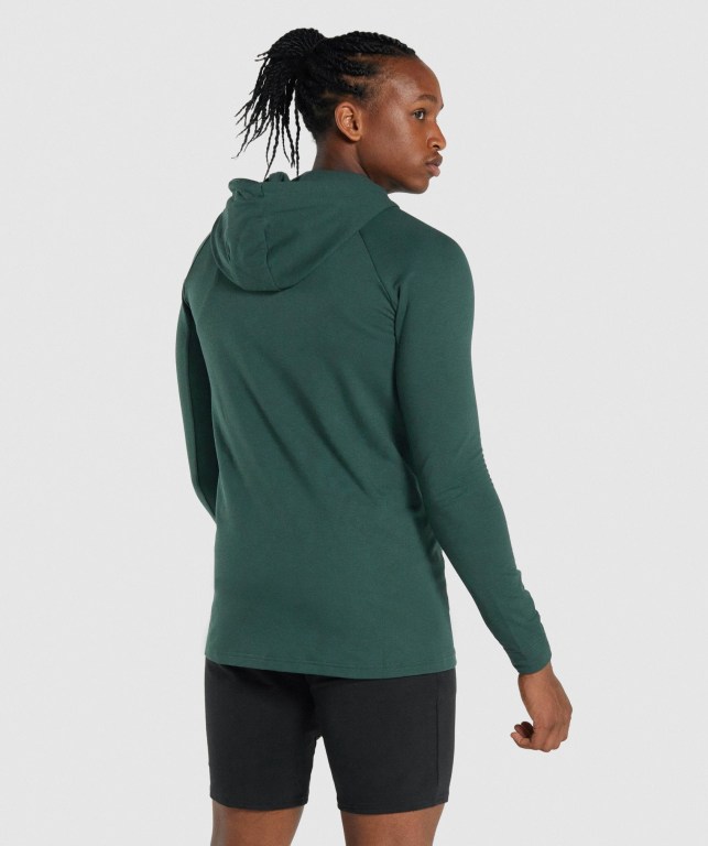 Sudadera Con Capucha Gymshark Critical 2.0 Zip Up Hombre Verdes Oscuro | wUDMDrnsPNC