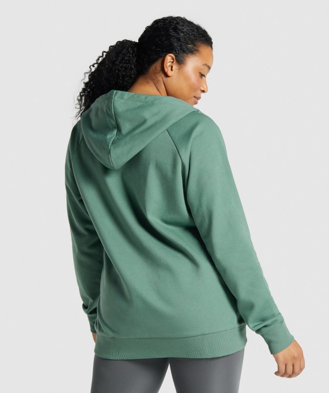 Sudadera Con Capucha Gymshark Entrenamiento Zip Up Mujer Verdes | 3fYKgSQ3LK4