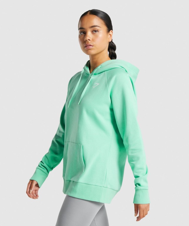 Sudadera Con Capucha Gymshark Entrenamiento Mujer Verdes Claro | UGPqim9P9ZR