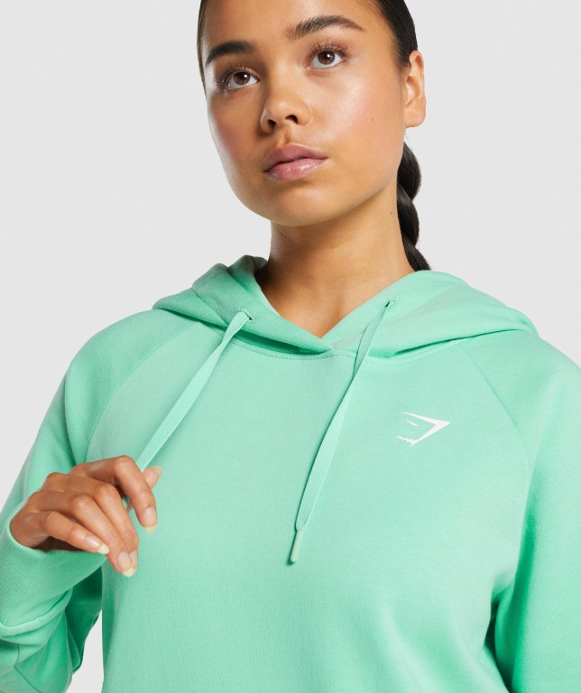 Sudadera Con Capucha Gymshark Entrenamiento Mujer Verdes Claro | UGPqim9P9ZR