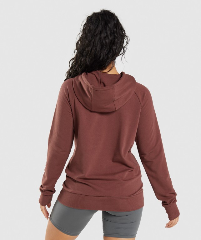 Sudadera Con Capucha Gymshark Entrenamiento Mujer Rosas Marrom | lJnVTuK4qQA