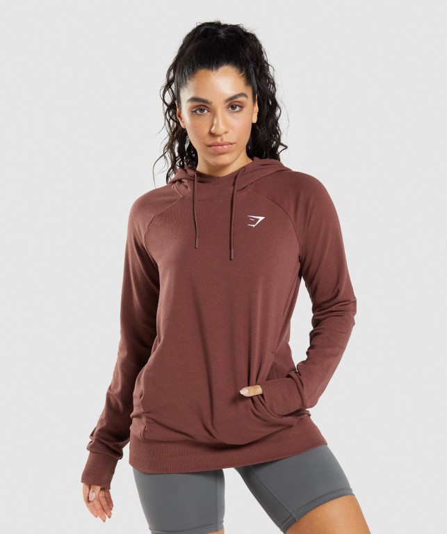 Sudadera Con Capucha Gymshark Entrenamiento Mujer Rosas Marrom | lJnVTuK4qQA