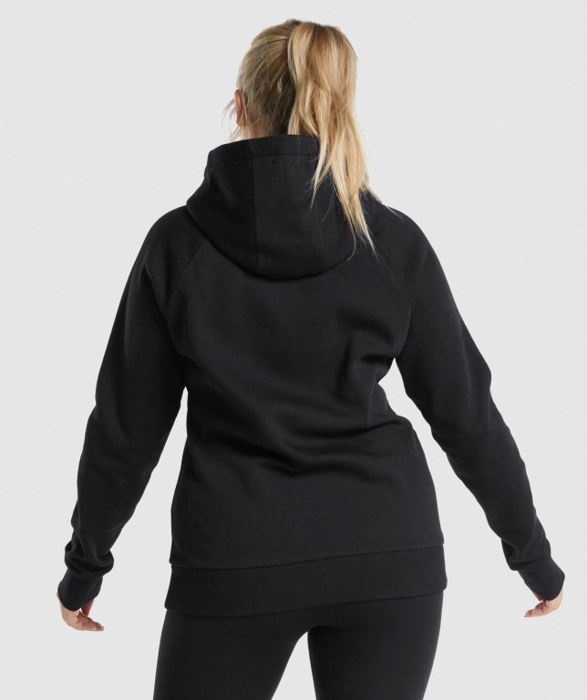 Sudadera Con Capucha Gymshark Entrenamiento Mujer Negros | tK2ttn6l4Ue