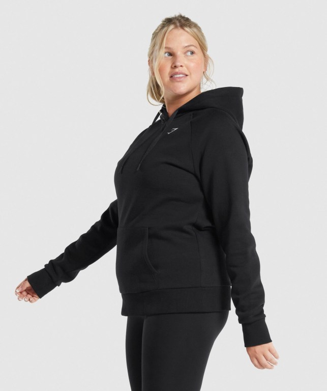 Sudadera Con Capucha Gymshark Entrenamiento Mujer Negros | tK2ttn6l4Ue