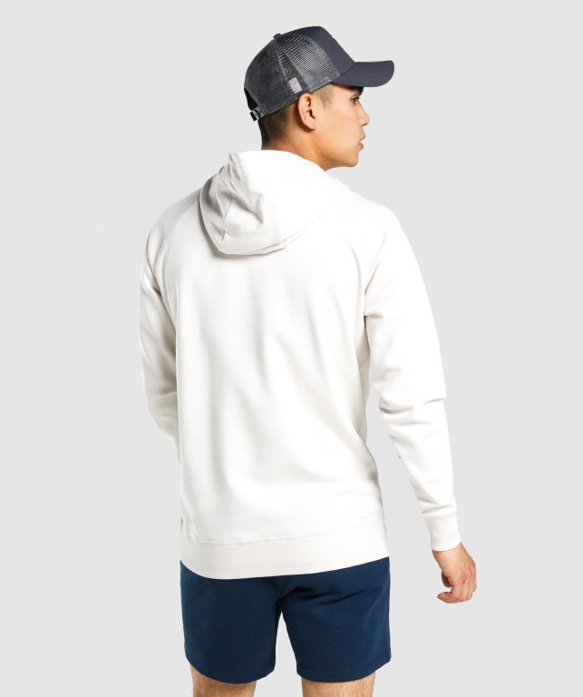 Sudadera Con Capucha Gymshark GSLC Collegiate Hombre Creme | pXz1WF7oDdp