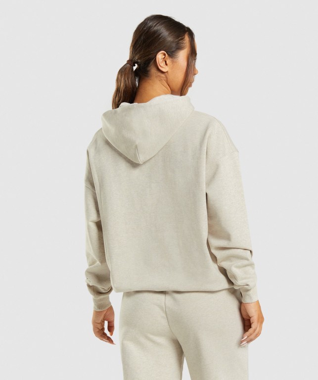 Sudadera Con Capucha Gymshark Rest Day Sweats Mujer Beige | dMuBbYUIJMQ