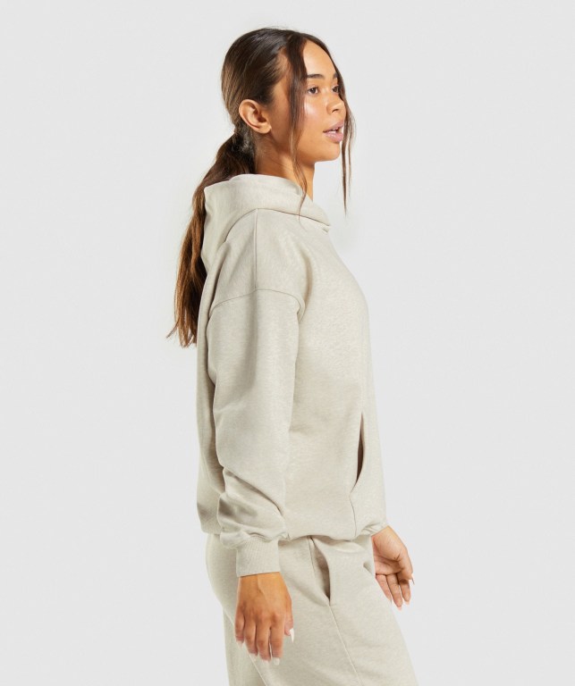 Sudadera Con Capucha Gymshark Rest Day Sweats Mujer Beige | dMuBbYUIJMQ