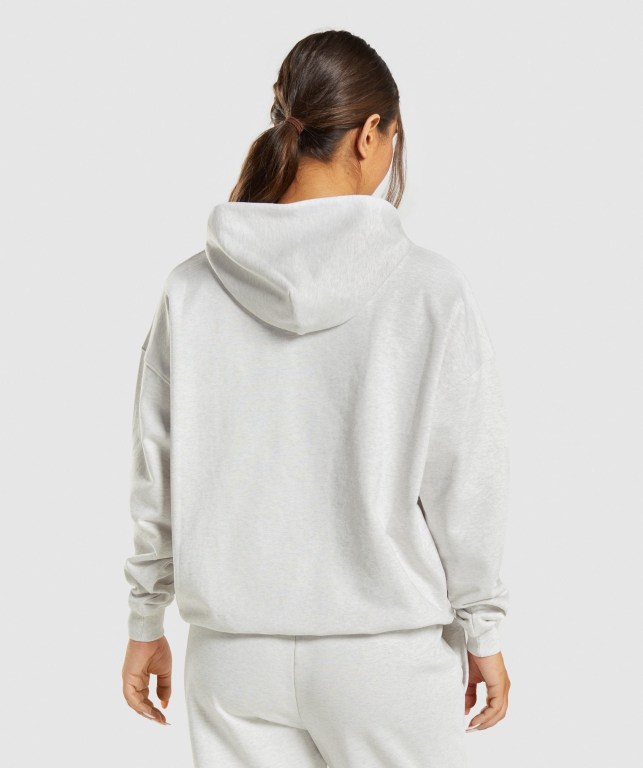 Sudadera Con Capucha Gymshark Rest Day Sweats Mujer Blancos | hokp47h6TRF