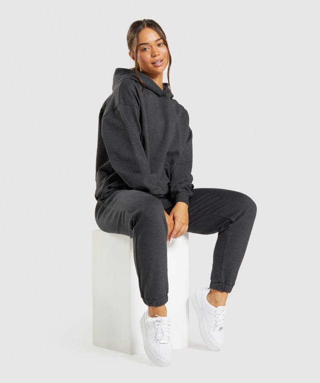 Sudadera Con Capucha Gymshark Rest Day Sweats Mujer Negros | mYc3zecYFjb