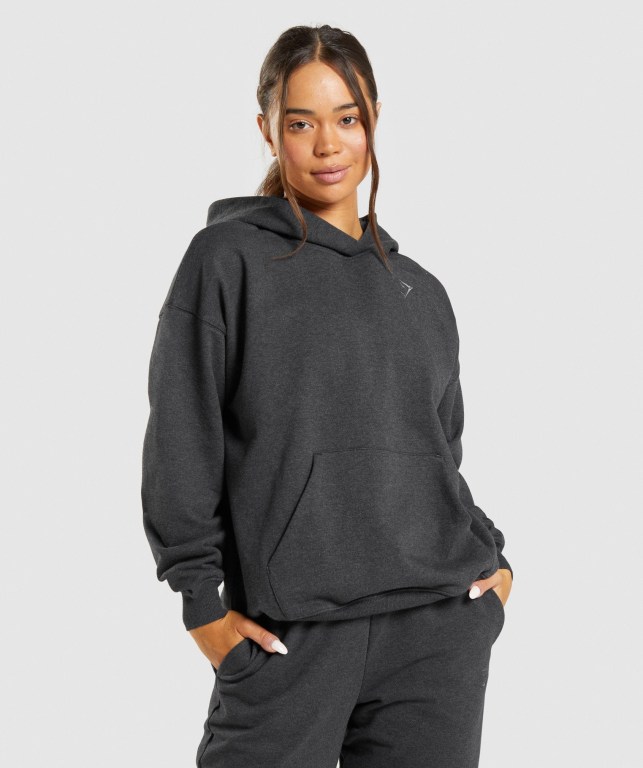 Sudadera Con Capucha Gymshark Rest Day Sweats Mujer Negros | mYc3zecYFjb