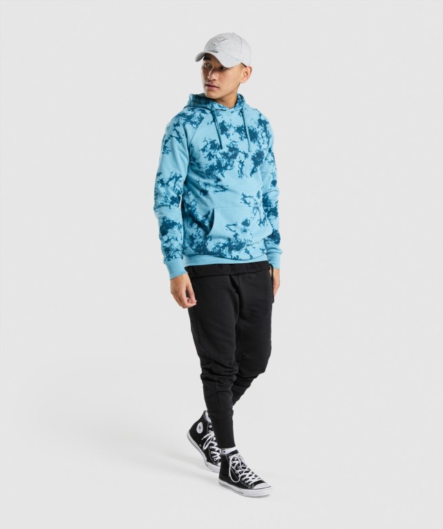 Sudadera Con Capucha Gymshark Restore Hombre Turquesa | DHhrACv6RpG