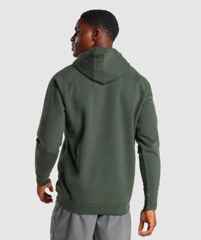 Sudadera Con Capucha Gymshark Sharkhead Infill Hombre Verdes Oscuro | DHwqTjXvSNj