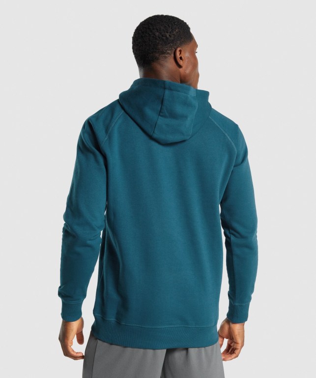 Sudadera Con Capucha Gymshark Sharkhead Infill Hombre Turquesa | TTfTedGtSQu