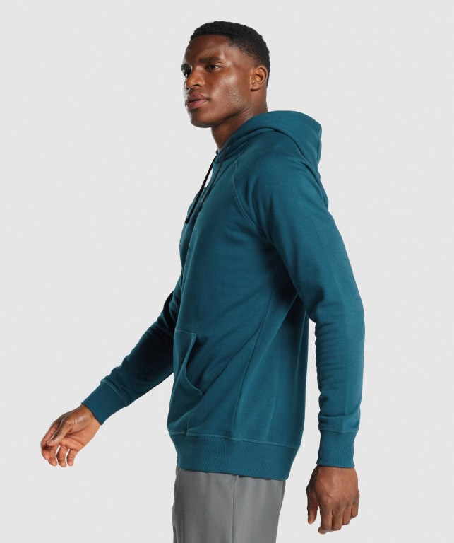 Sudadera Con Capucha Gymshark Sharkhead Infill Hombre Turquesa | TTfTedGtSQu