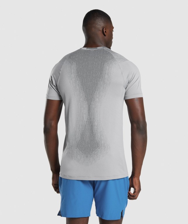 Sudaderas Gymshark Apex Contrast Seamless Hombre Grises | xDWHHHHKTHK