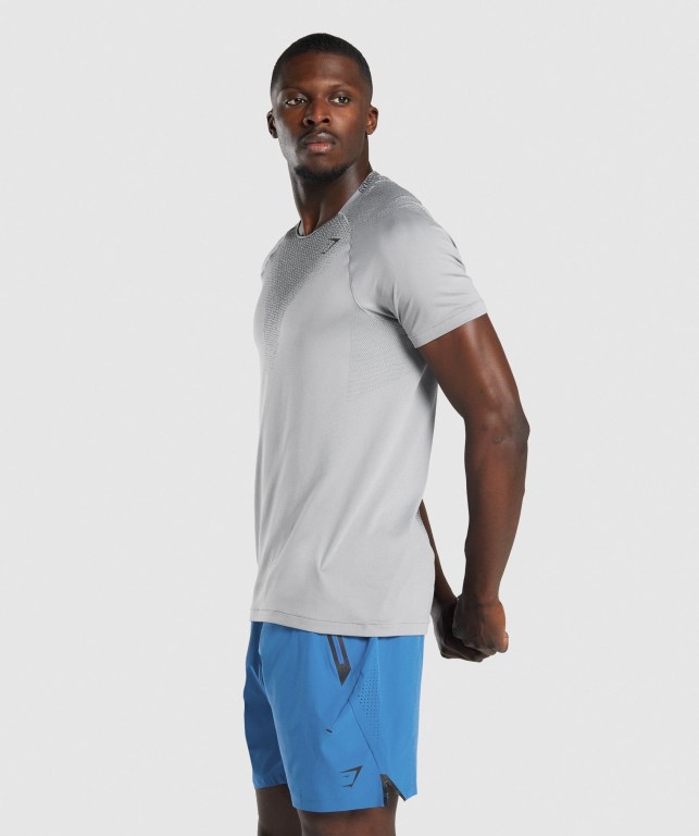 Sudaderas Gymshark Apex Contrast Seamless Hombre Grises | xDWHHHHKTHK