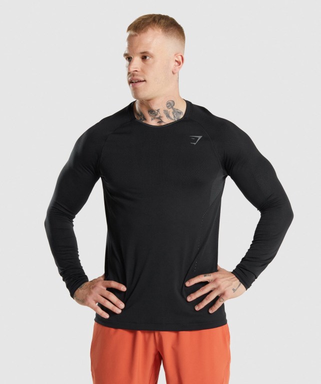 Sudaderas Gymshark Apex Hombre Negros | MKjiYZTpsdc