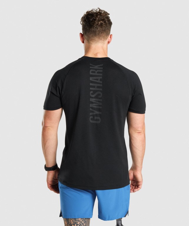 Sudaderas Gymshark Apex Seamless Hombre Negros | EmIjZ7TBKCw