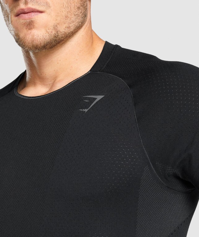 Sudaderas Gymshark Apex Seamless Hombre Negros | EmIjZ7TBKCw