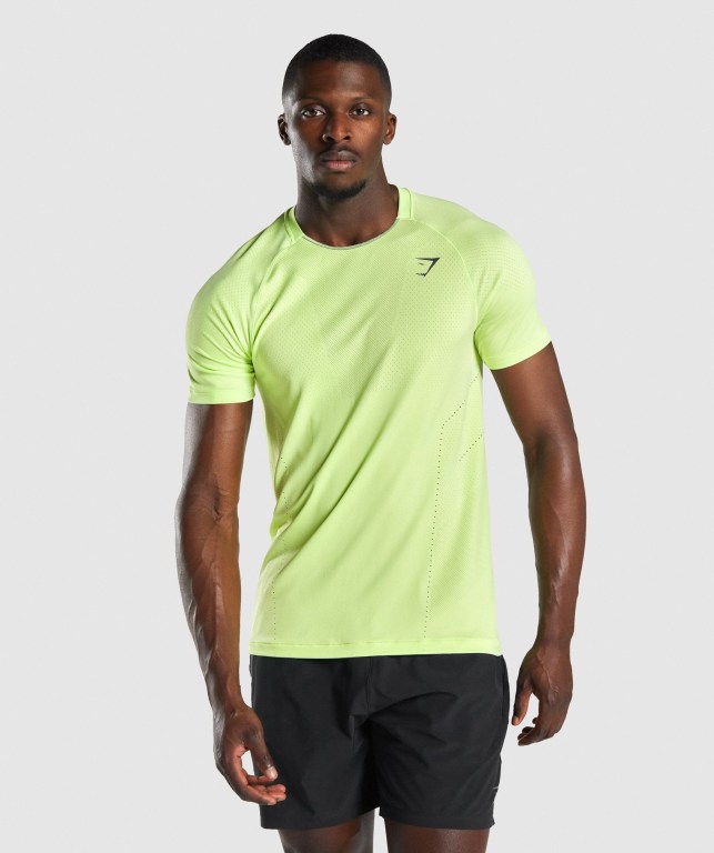 Sudaderas Gymshark Apex Seamless Hombre Verdes | HRXE5cy9BX4