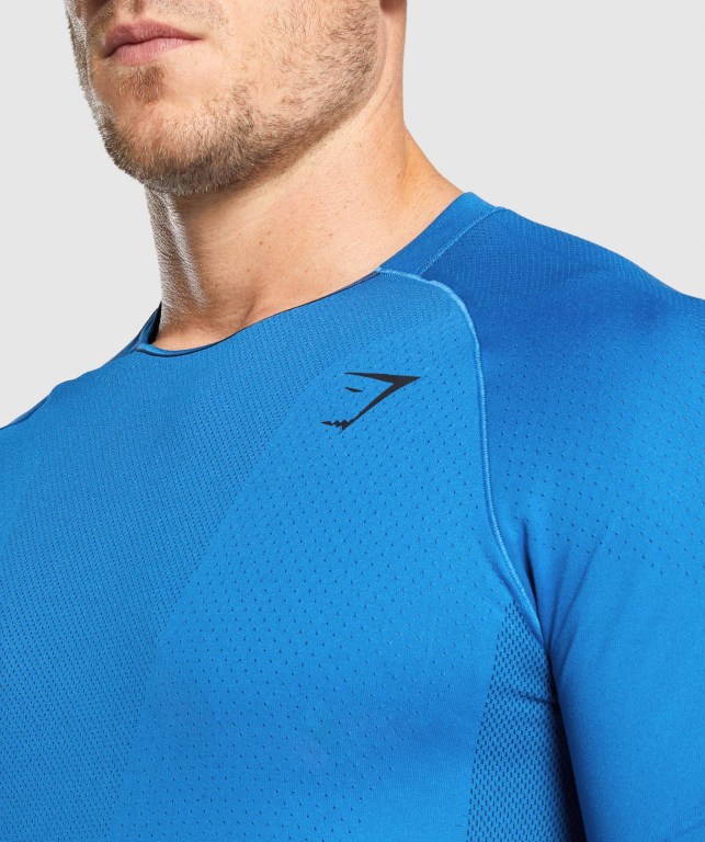 Sudaderas Gymshark Apex Seamless Hombre Azules | fU9cihdbbiu