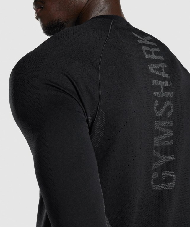 Sudaderas Gymshark Apex Seamless Hombre Negros | jWnN22MToeg