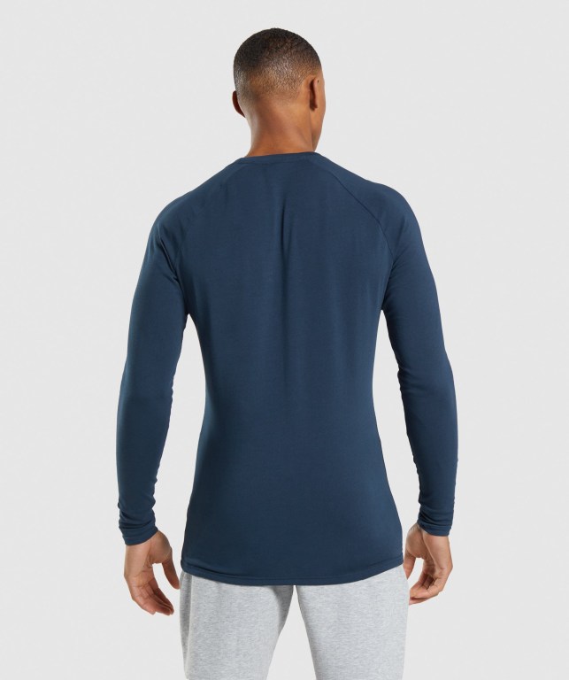 Sudaderas Gymshark Apollo Hombre Azul Marino | CSXzsJ65FmG