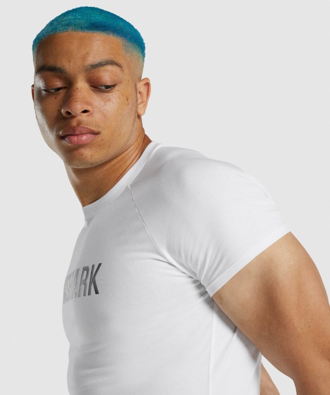 Sudaderas Gymshark Apollo Hombre Blancos | EmjNVMagaS9