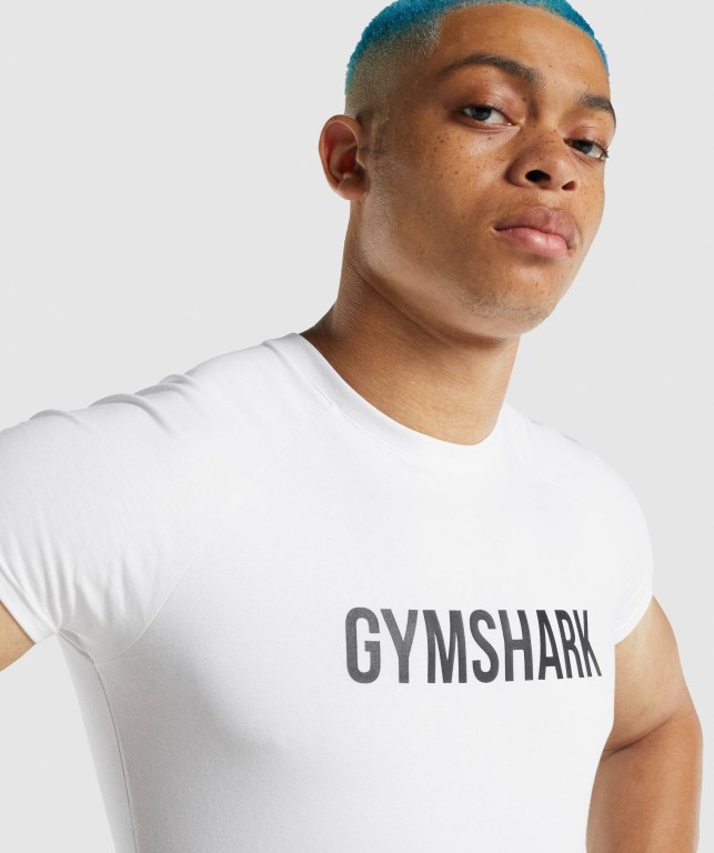 Sudaderas Gymshark Apollo Hombre Blancos | EmjNVMagaS9